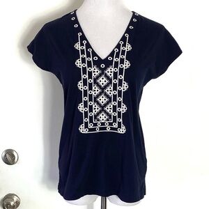 J. Crew Navy Top